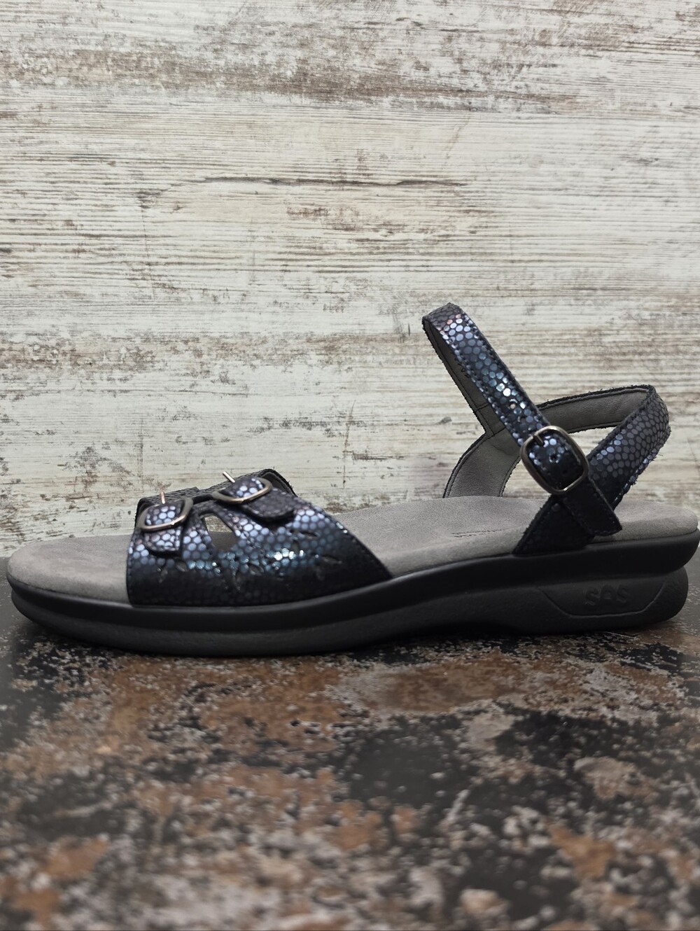 Womens SAS Sandals Shoes Sz 10 W Wide Used Made in USA Comfort Casual - Picture 2 of 11